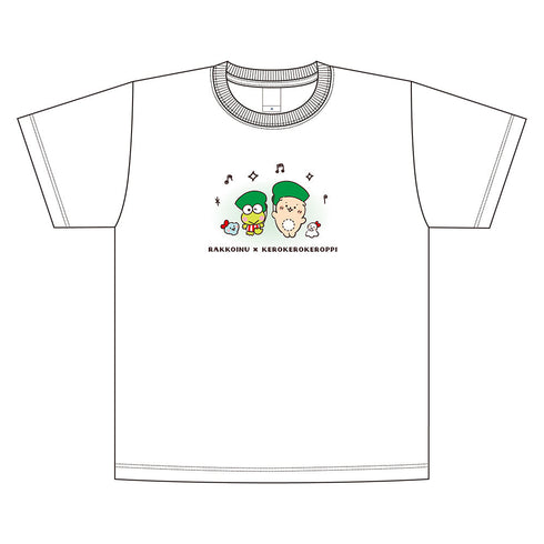 『しろたん×はぴだんぶい』Tシャツ けろけろけろっぴ XLサイズ